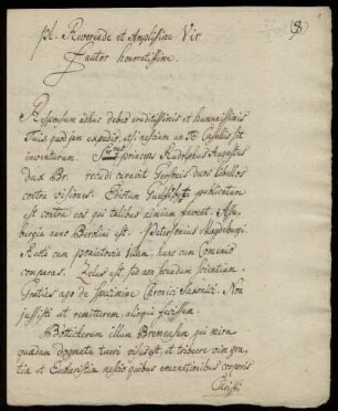 Brief von Gottfried Wilhelm Leibniz an Friedrich Lucae