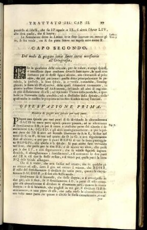Capo 2. Del modo di piegare varie linee curve.