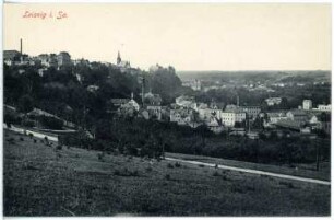 Leisnig. Blick vom Schlossberg