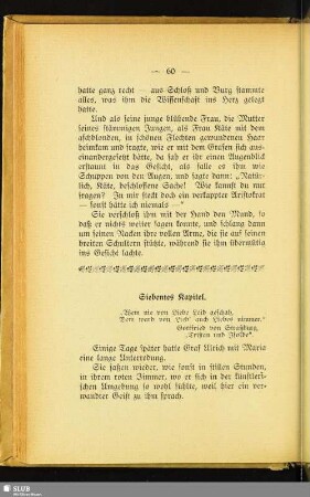 Siebentes Kapitel