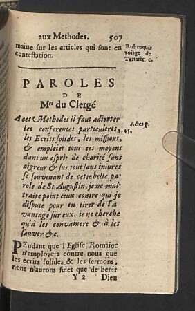 Paroles de Mrs de Clergé