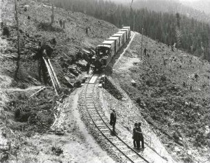 Comandau: Holzeisenbahn, beladen