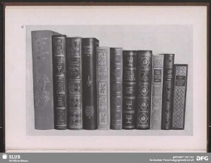 Gestaltung verschiedener Buchumschläge [Buchrücken]