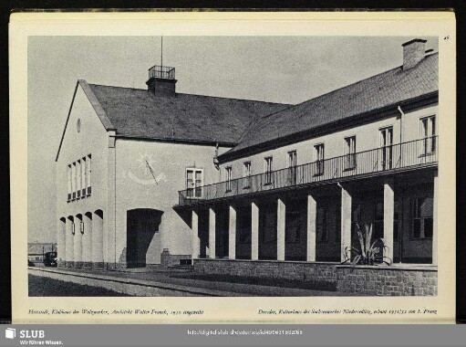 Hettstedt, Klubhaus der Walzwerker