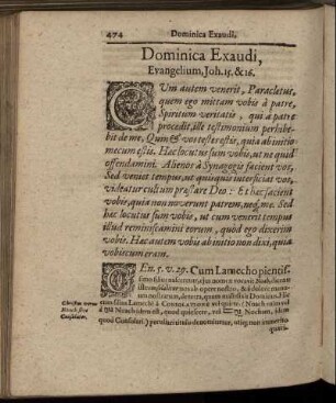 Dominica Exaudi, Evangelium,Joh.15.&16.