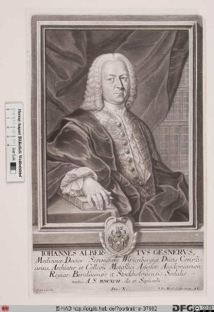 Bildnis Johann Albrecht Gesner