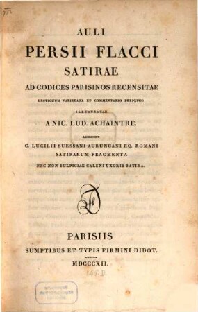 Satirae