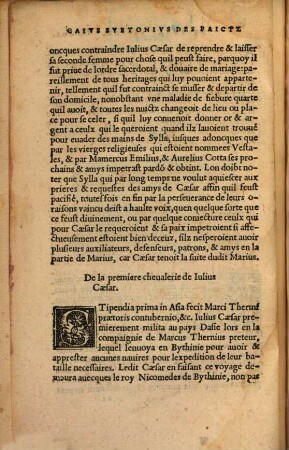 Des faicts et gestes des douze Césars