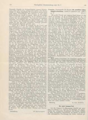 188 [Rezension] Francke, Rudolf, Die christliche Liebestätigkeit in Kurhessen