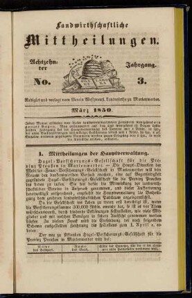 Achtzehnter Jahrgang. No. 3.