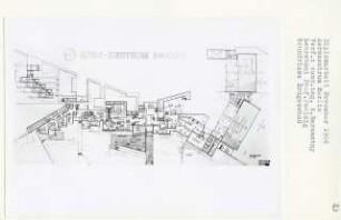 Aerozentrum, Berlin-Gatow (Diplomarbeit bei Peter Poelzig ): Grundriss Erdgeschoss 1:200