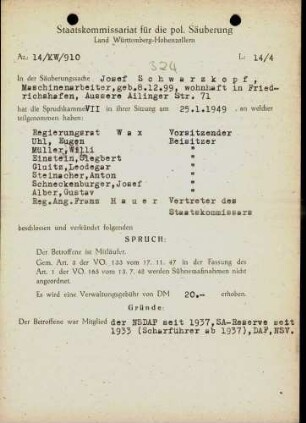 Schwarzkopf, Josef