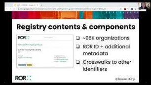 Let’s ROR Together! Implementing Open Identifiers for Research Organizations across the Research Landscape