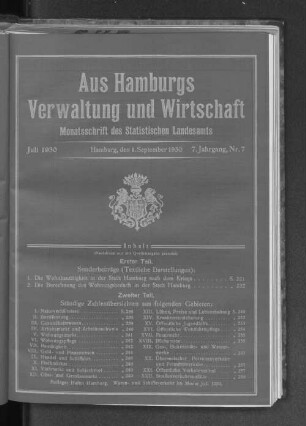 7. Jahrgang., Nr. 7, Juli 1930