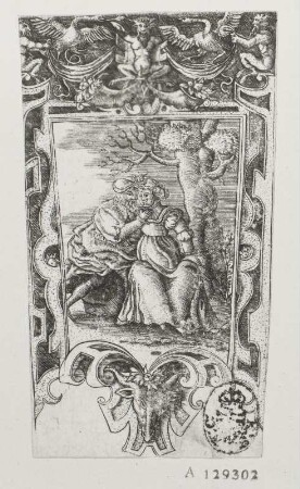 Rahmenwerk mit Paar
