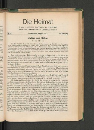 Dichter und Bühne