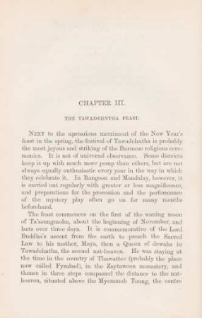 Chapter III. The Tawadehntha feast