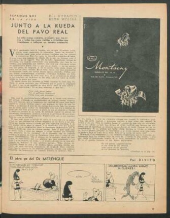Sepamos qué es la vida : Junto a la rueda del pavo real