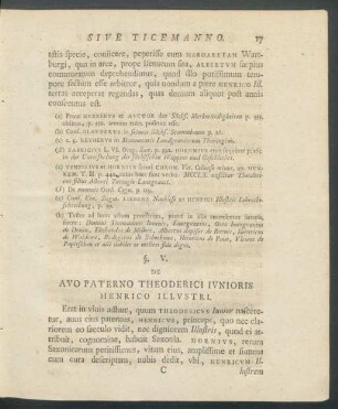 §. V. De Avo Paterno Theoderici Iunioris Henrico Illustri