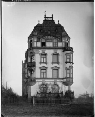 Karlsruhe Gartenhaus des Krupp von Bohlen-Halbach Gartenstraße Ecke Leopoldsstraße Außenansicht