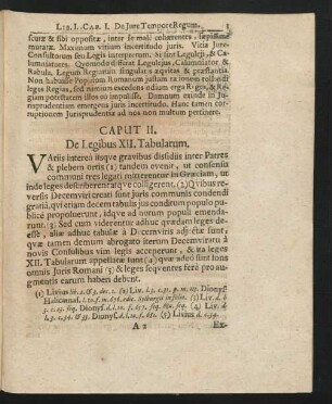 Caput II. De Legibus XII. Tabularum.