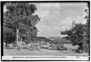 Sommerfrische Leupoldishain mit Pfaffenstein