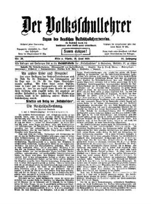 Die Reichsschulkonferenz