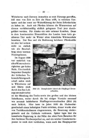 Dampferfahrt durch die Fünffinger-Stromschnellen.