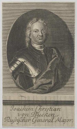 Bildnis des Joachim Christian von Bucken