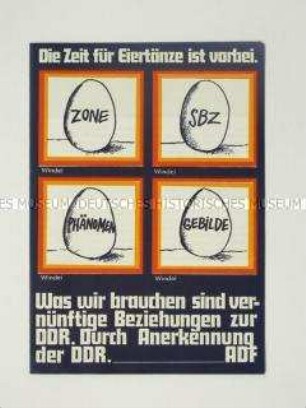 Propagandaflugblatt der "Aktion Demokratischer Fortschritt" zur Bundestagswahl 1969