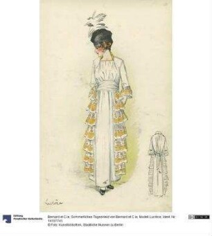 Sommerliches Tageskleid von Bernard et C.ie, Modell Lucrèce