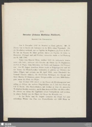 XVI. Serurier (Johann Matthias Philibert), Marschall des Kaiserreiches