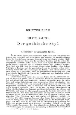 Viertes Kapitel. Der gothische Styl