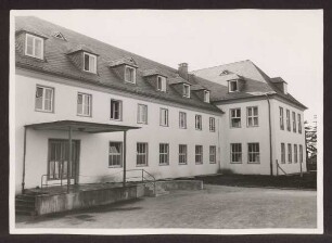 Wirtschaftsgebäude des Krankenhauses, Nordseite. Detmold. Sofienstraße