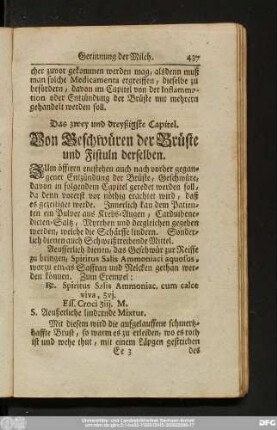 Das zwey und dreyßigste Capitel. Von Geschwüren der Brüste und Fistuln derselben.