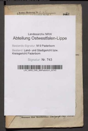 Erblasser: Henke, Franz; Erblasser: Henke, Anna Maria, geb. Schäfers: