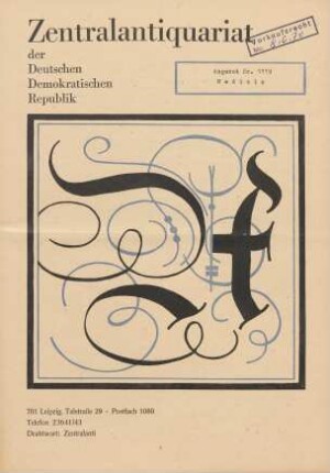 Nr. 1119: Medizin