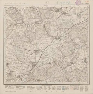 7319 (alte Nr.: 81) Aidlingen, Topographische Karte des Königreichs Württemberg im Maßstab 1:25000
