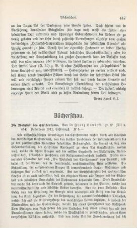 447-468 Bücherschau