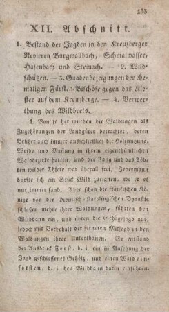 XII. Abschnitt.