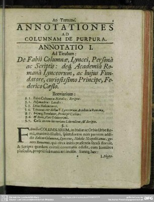Annotationes Ad Columnam De Purpura
