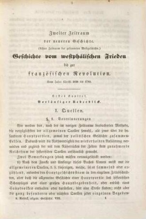 Allgemeine Geschichte : vom Anfang der historischen Kenntniß bis auf unsere Zeiten ; Originalwerk in neun Bänden, 8