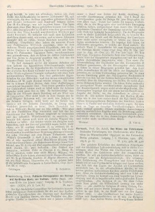 590-592 [Rezension] Harnack, Adolf, Das Wesen des Christentums. 16 Vorlesungen