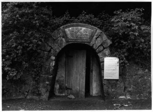 Tiefer Stollen der Grube Weidenstamm; Solms, Oberndorfer Straße 27