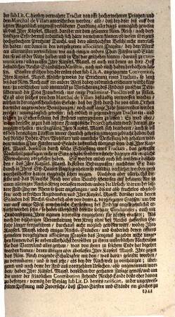 Kayserliches Commissions-Decret, Welches Zu Augspurg, den 24. Martii 1714. publicè per Mogunt. ad Dictaturam kommen