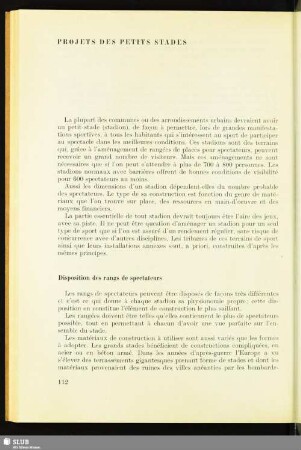 Projets Des Petits Stades