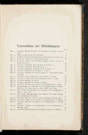 Verzeichnis der Abbildungen.