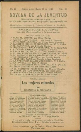 1921002100: El romance de una mujer