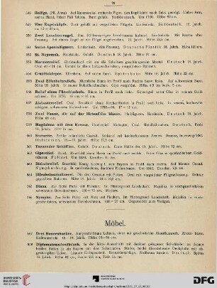 Möbel, Einrichtung, Ostasien, Textilien , Varia (Nr. 567-643)