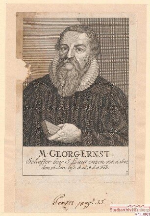 Georg Ernst, Schaffer bei St. Lorenz